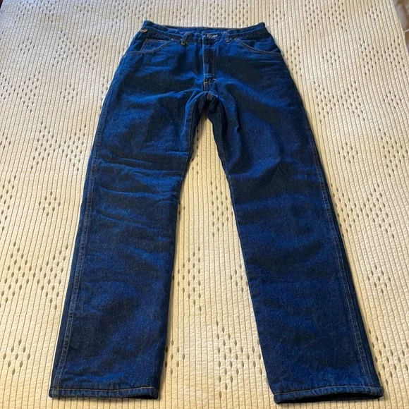 Wrangler Lined Jeans, 30/31x32. Marked as 32x32 - Picture 2 of 4